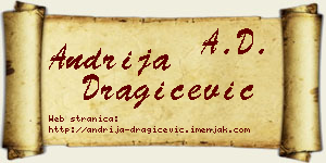 Andrija Dragičević vizit kartica